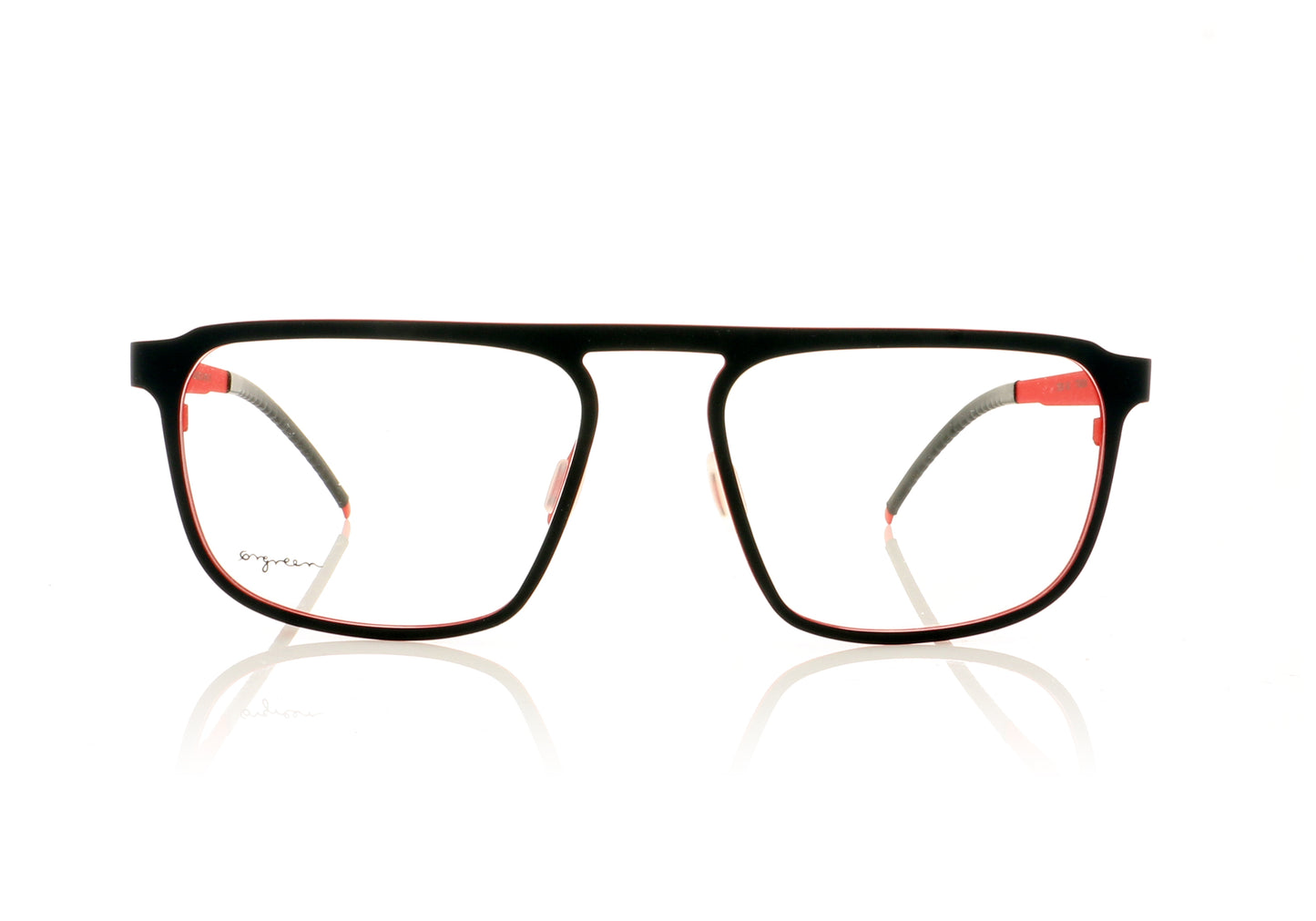 Ørgreen Crow 942 Black Glasses - Front