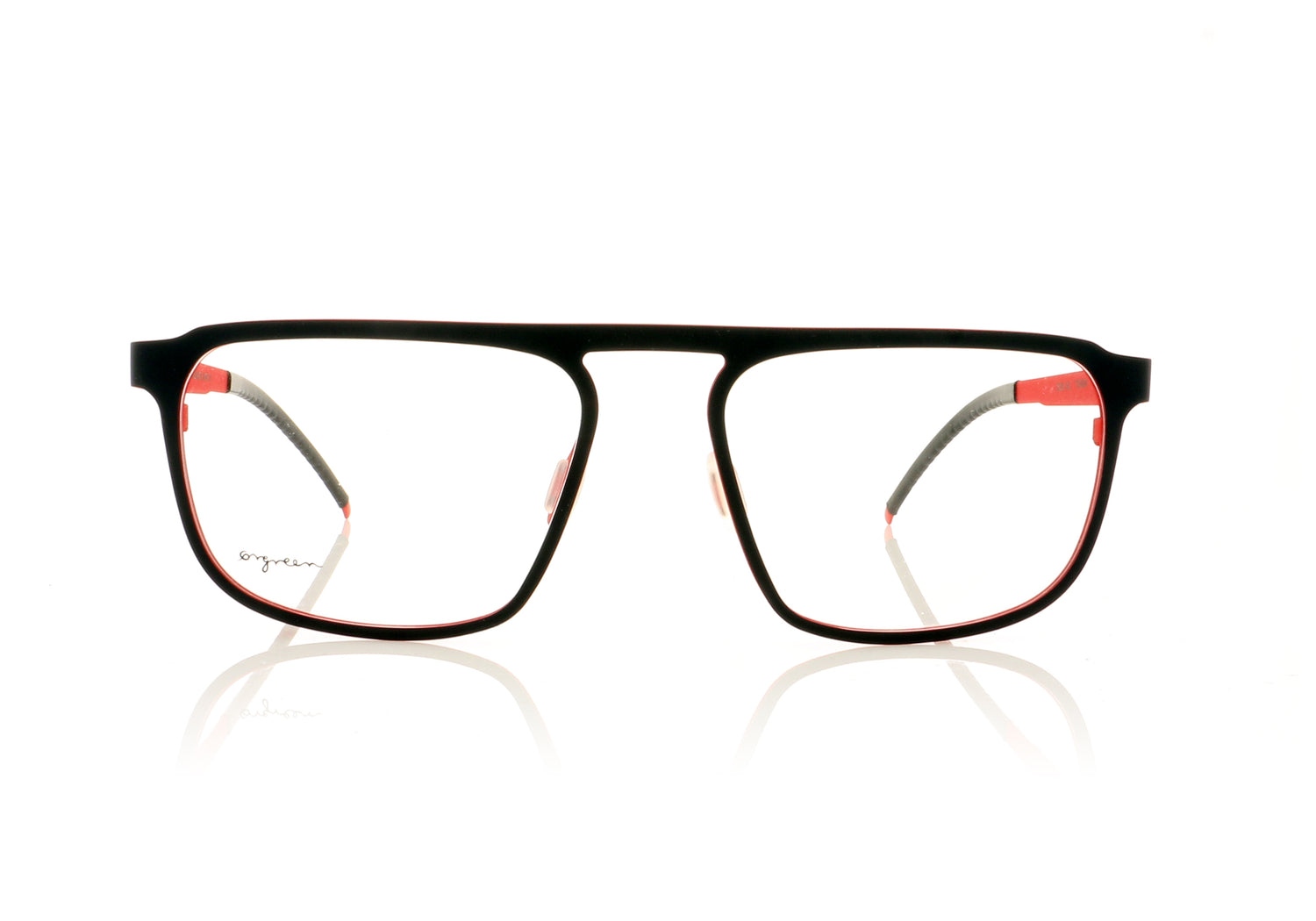 Ørgreen Crow 942 Black Glasses - Front