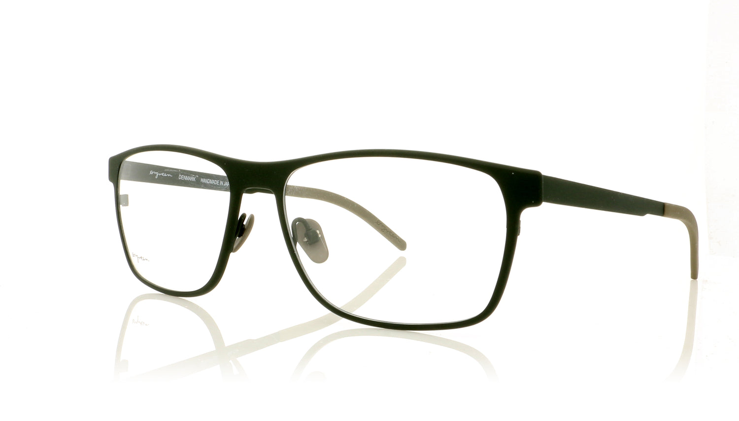 Ørgreen Everett 960 Green Glasses - Angle