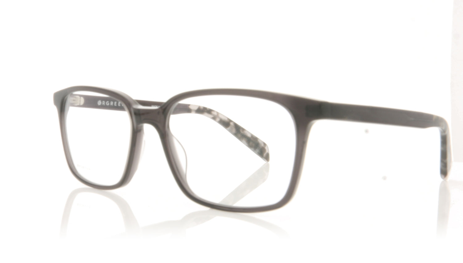 Ørgreen Frederik A179 Almost Black Grey Tort Glasses - Angle