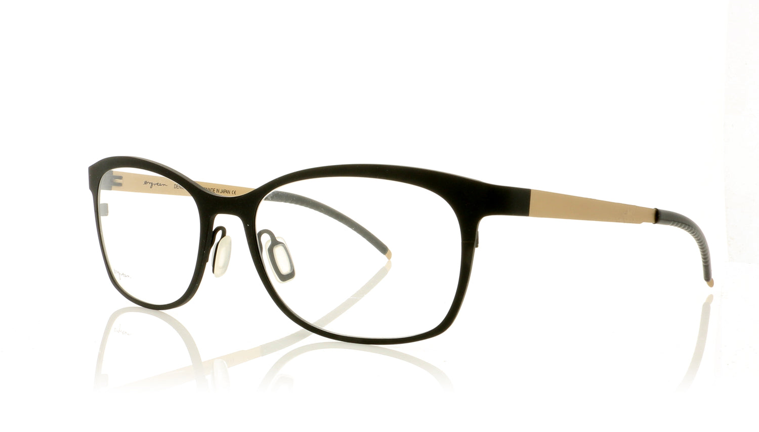 Ørgreen Glint 466 Black Glasses - Angle