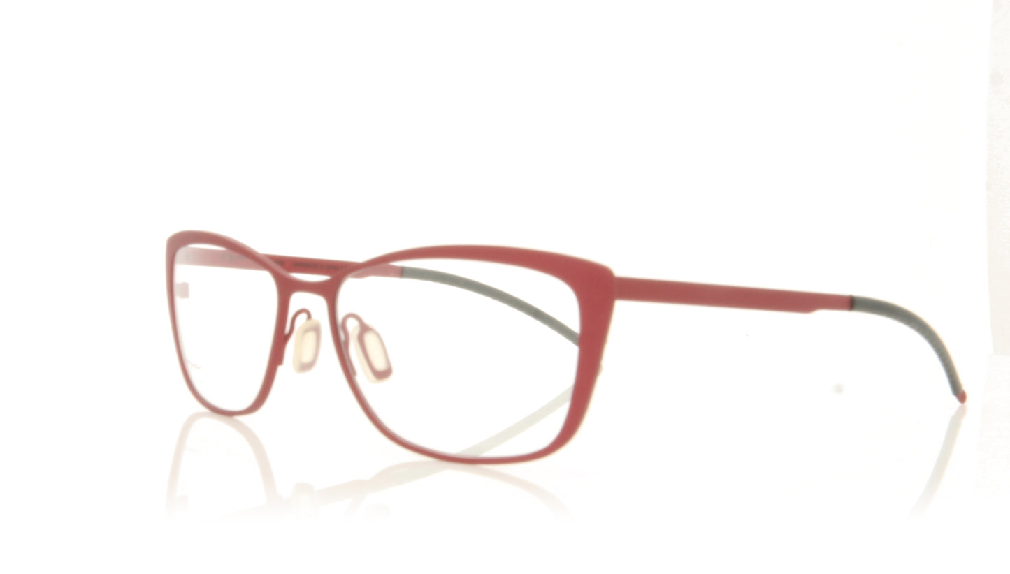 Ørgreen Gora 777 Mat Red Rasberry Glasses - Angle