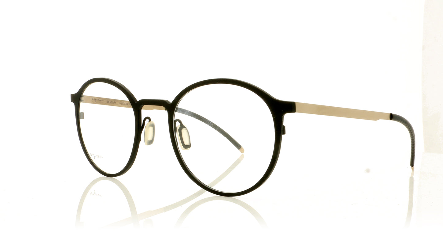 Ørgreen Halo 466 Matte Black Glasses - Angle