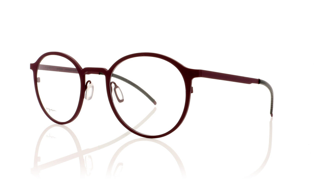Ørgreen Halo 730 Mat Burgundy Red Glasses - Angle