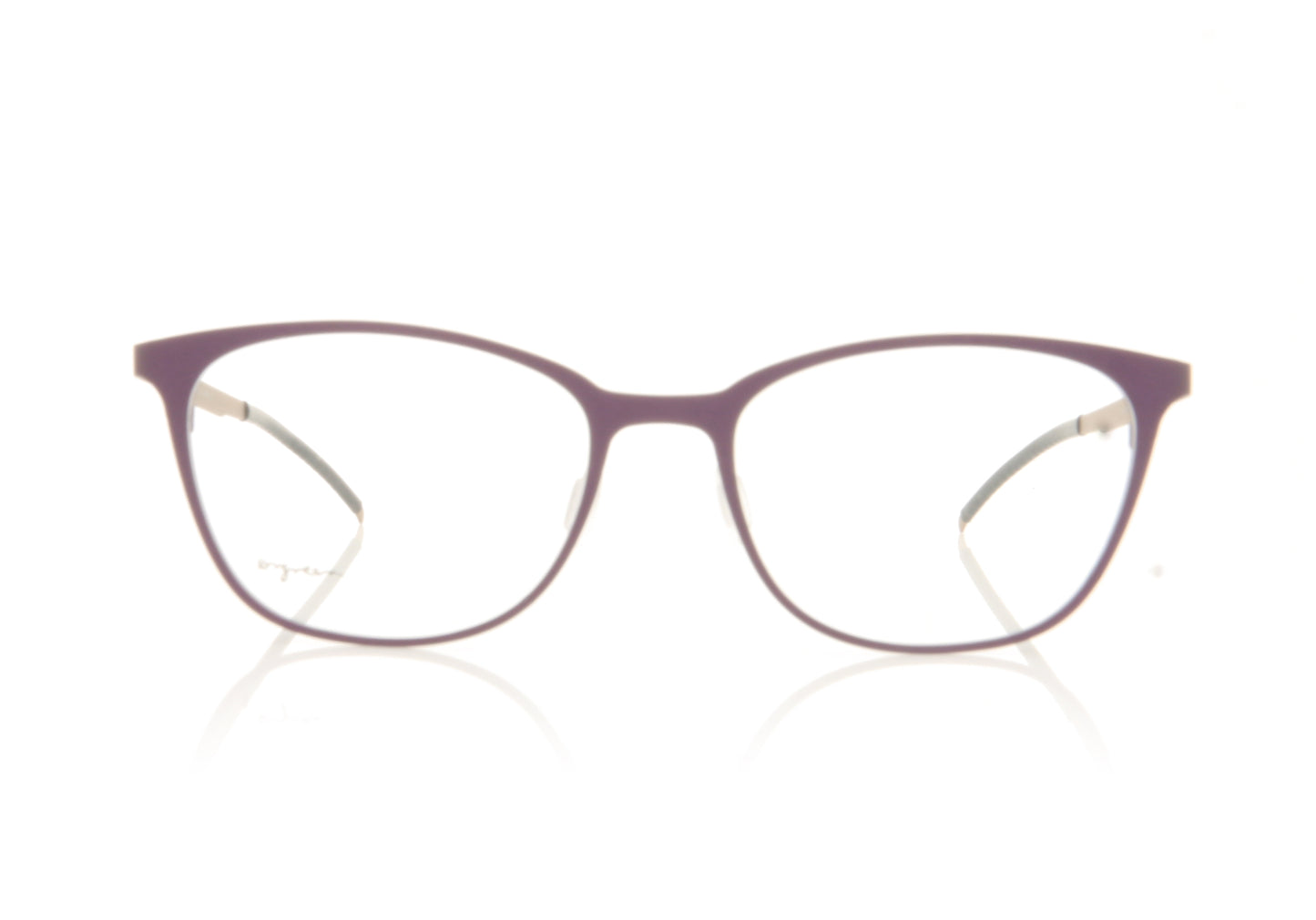 Ørgreen Nastassja 1070 Mat Dark Purple Mat Light Brown Glasses - Front