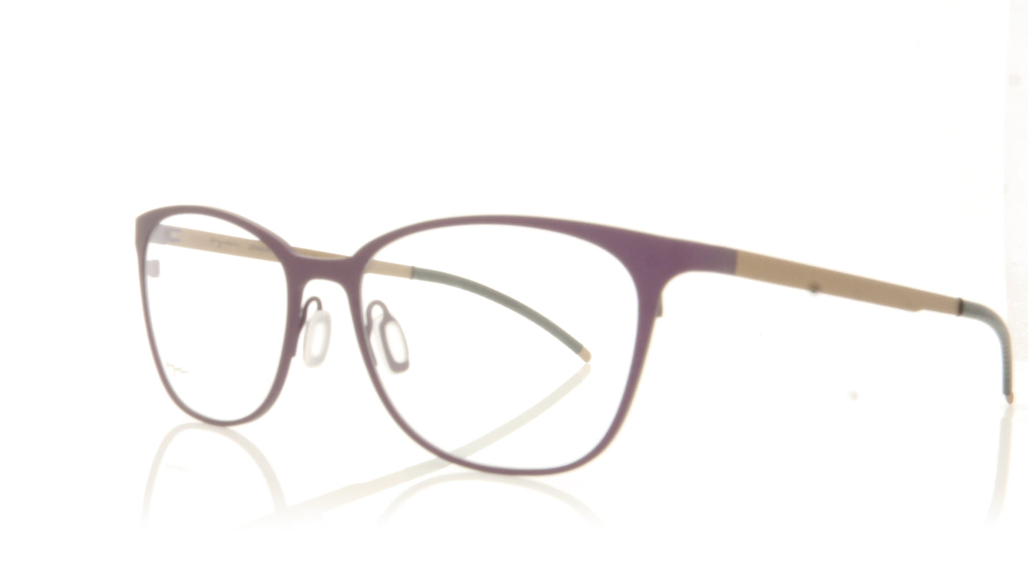 Ørgreen Nastassja 1070 Mat Dark Purple Mat Light Brown Glasses - Angle