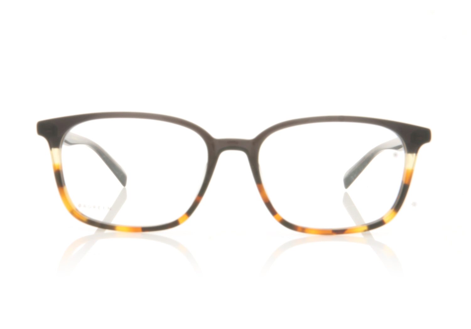 Ørgreen Patrik A091 Almost Black Clear Yellow Amber Havana Glasses - Front