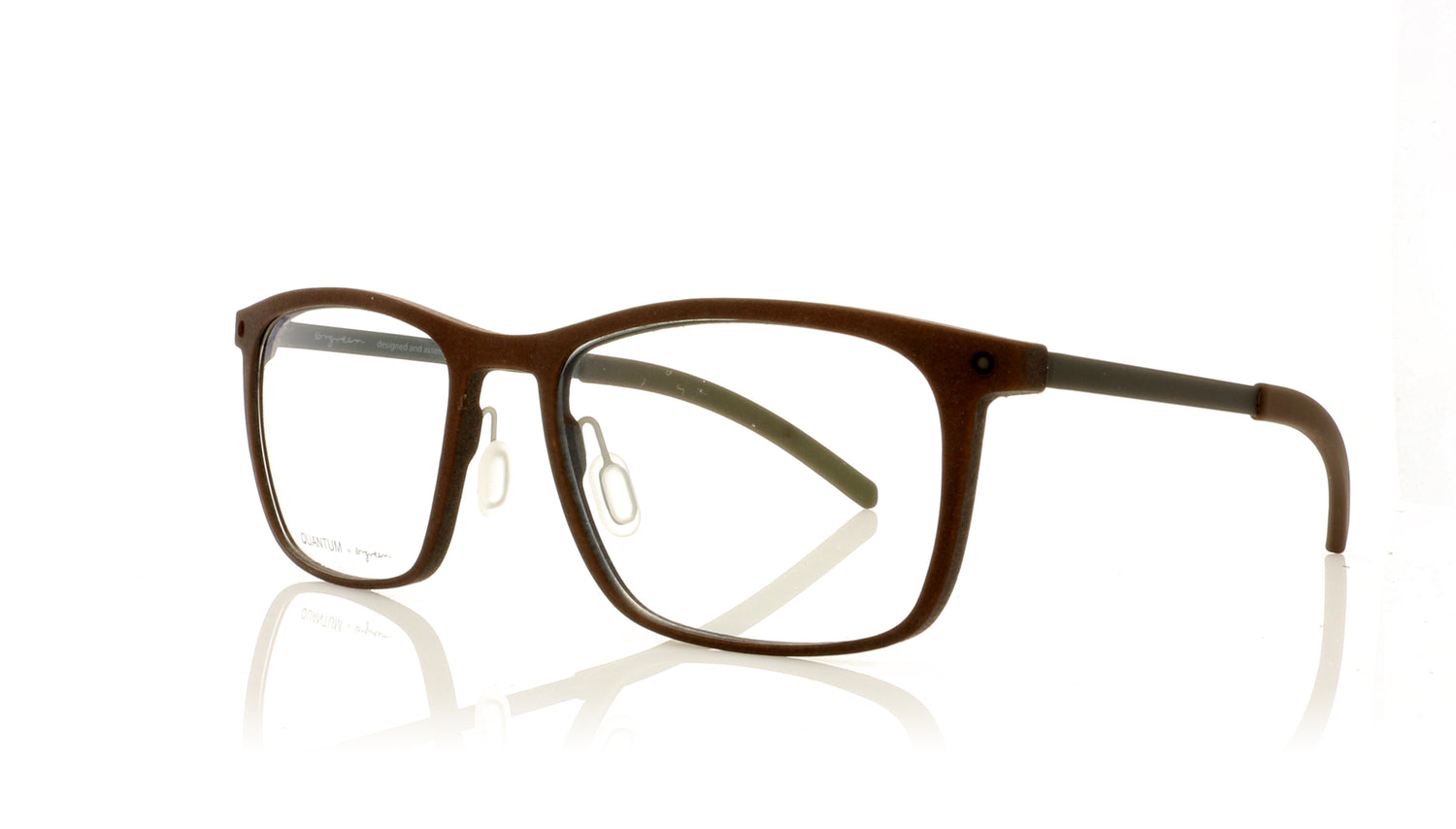 Ørgreen Quantum 1.1 4.03 Brown Earth Glasses - Angle