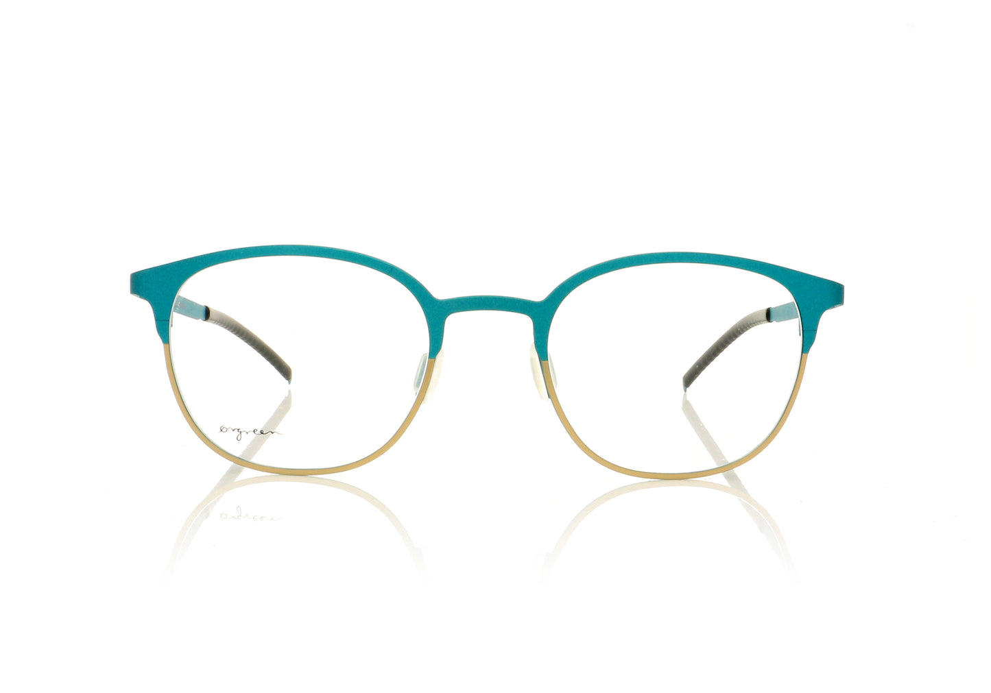 Ørgreen Rila 739 Green Glasses - Front