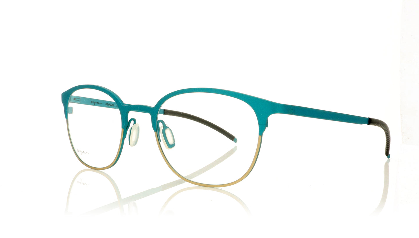 Ørgreen Rila 739 Green Glasses - Angle