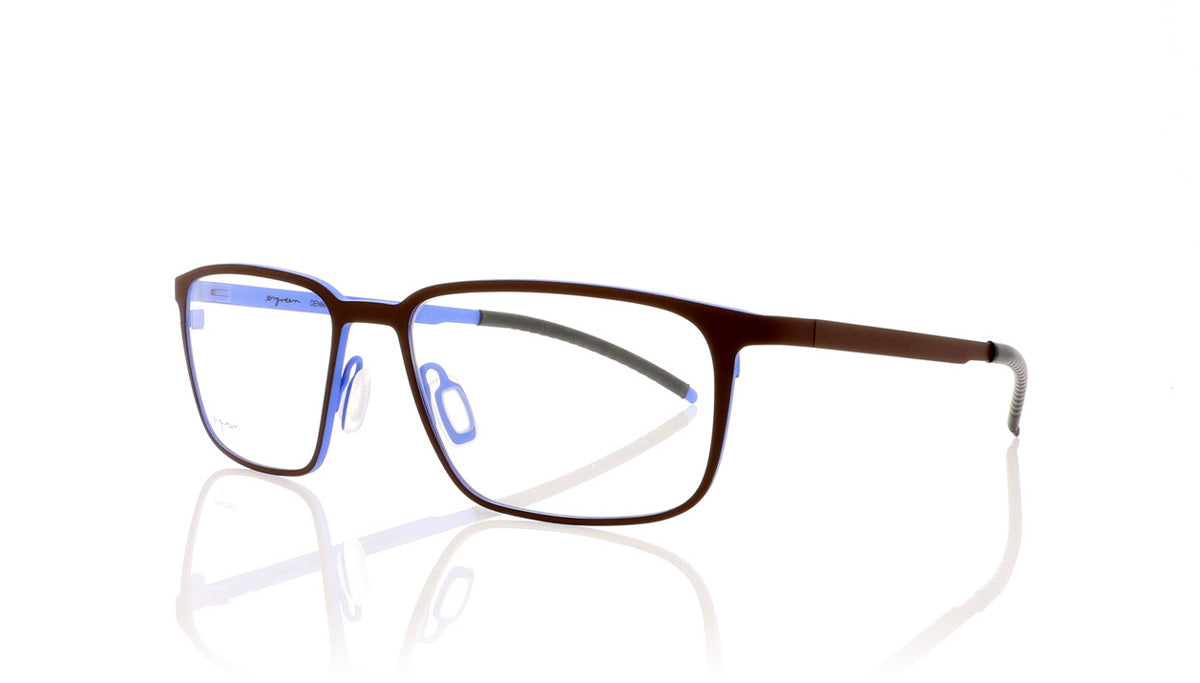 Ørgreen Spectrum 722 Mat Chocolate Mat Cornflower Blue Glasses - Angle