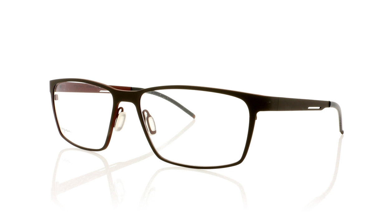 Ørgreen Vanderbilt 521 Mat Brown Mat Bordeaux Glasses - Angle