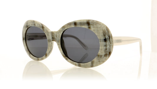 Pagani Botero CJO Ivory Stripped Print Sunglasses - Angle