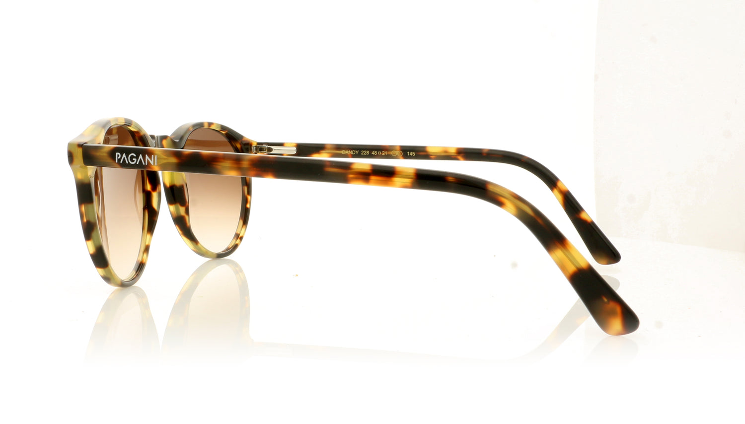 Pagani Dandy 228brn Tortoise Sunglasses - Side
