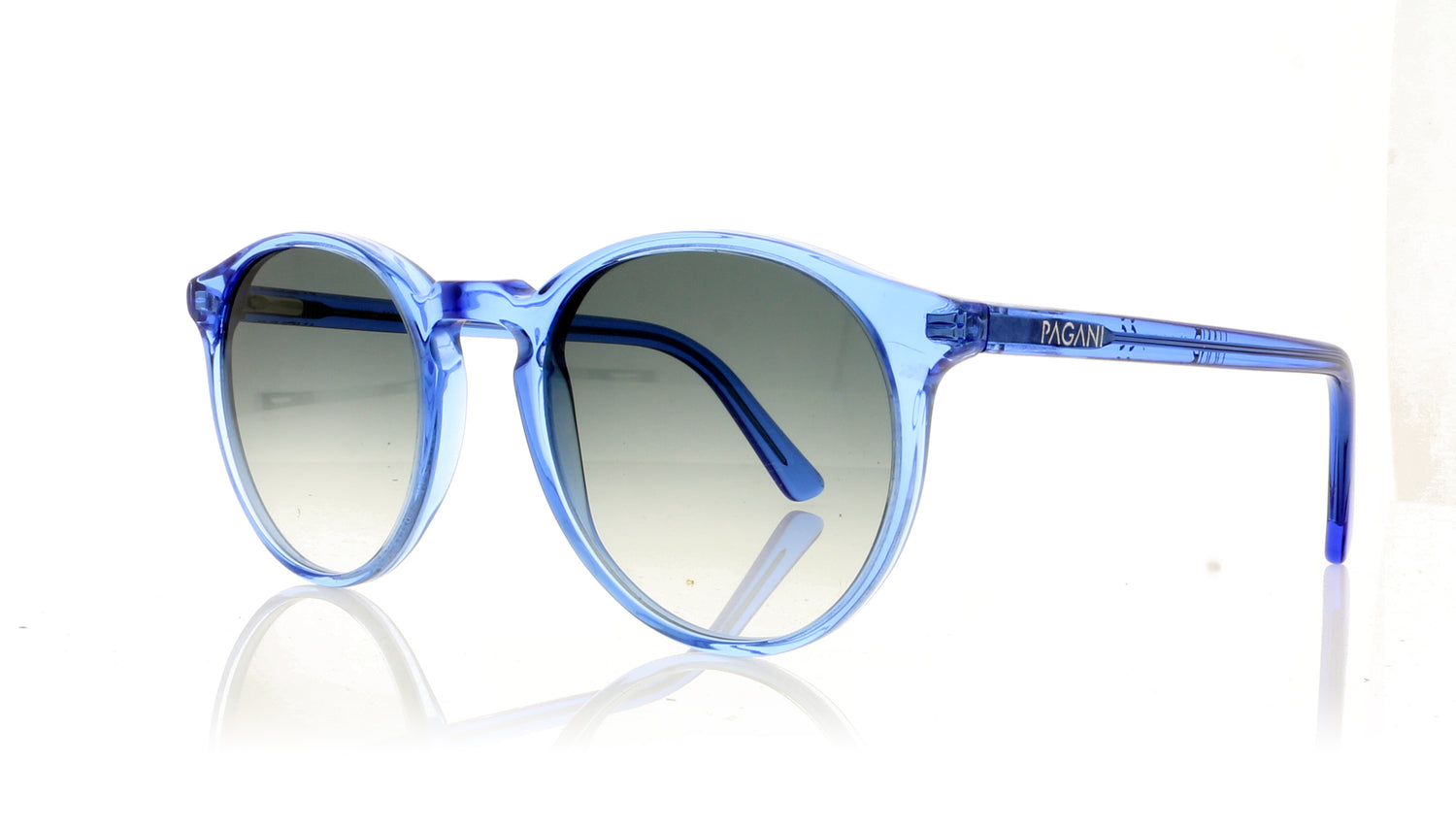 Pagani Dandy 883gr Blue Graduated Grey Sunglasses - Angle