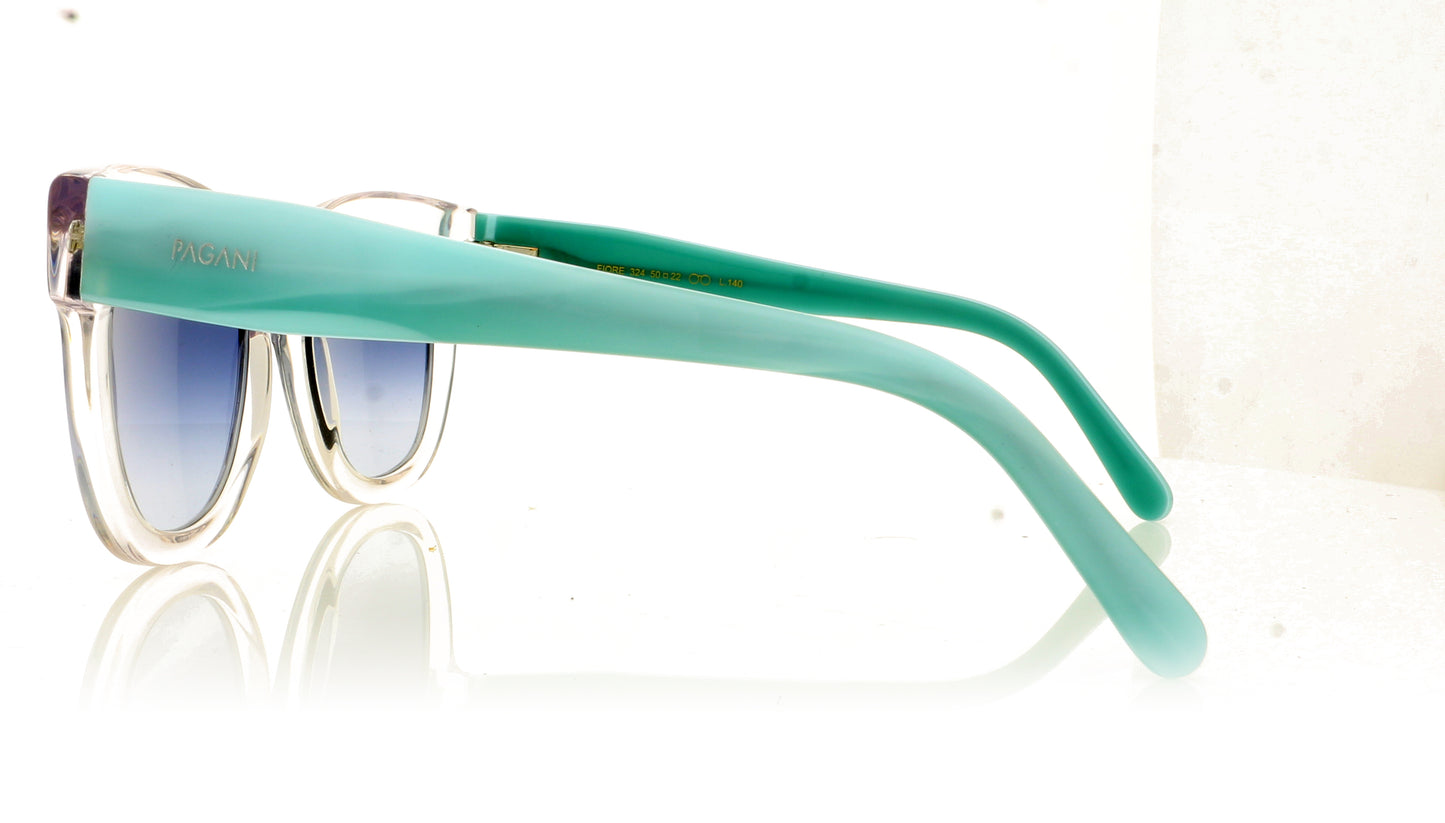 Pagani Fiore 324 Clear Sunglasses - Side