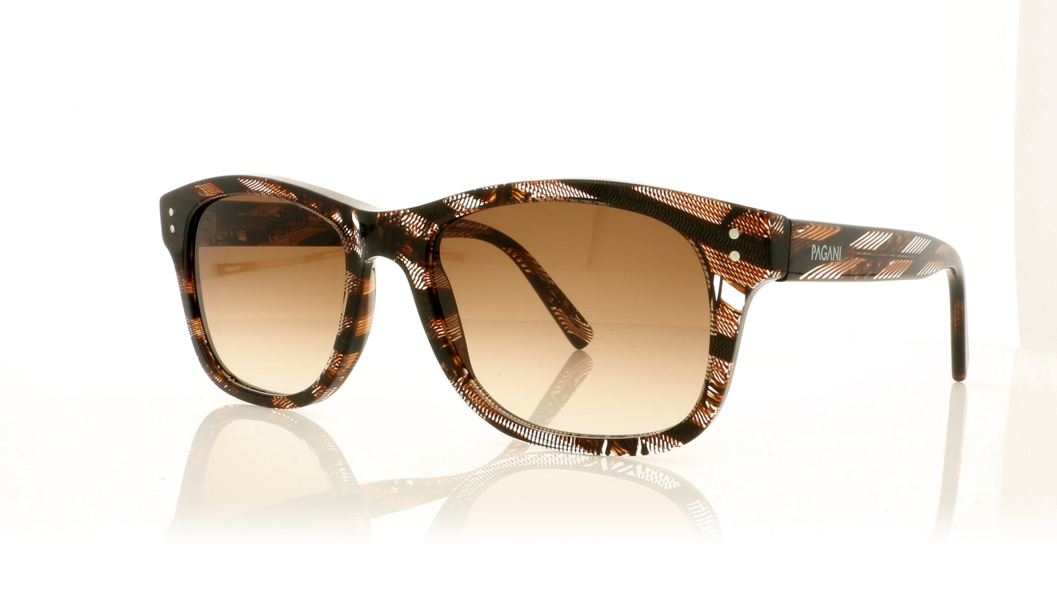 Pagani Frank W90 Transparent Sunglasses - Angle