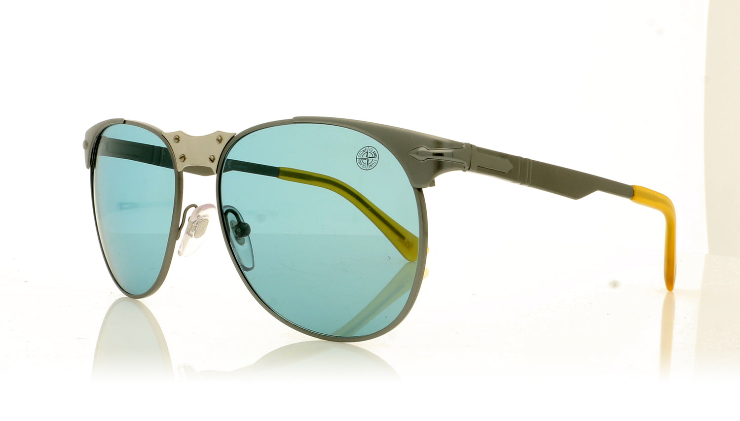 Persol PO2470S 513/3R Gunmetal Sunglasses - Angle