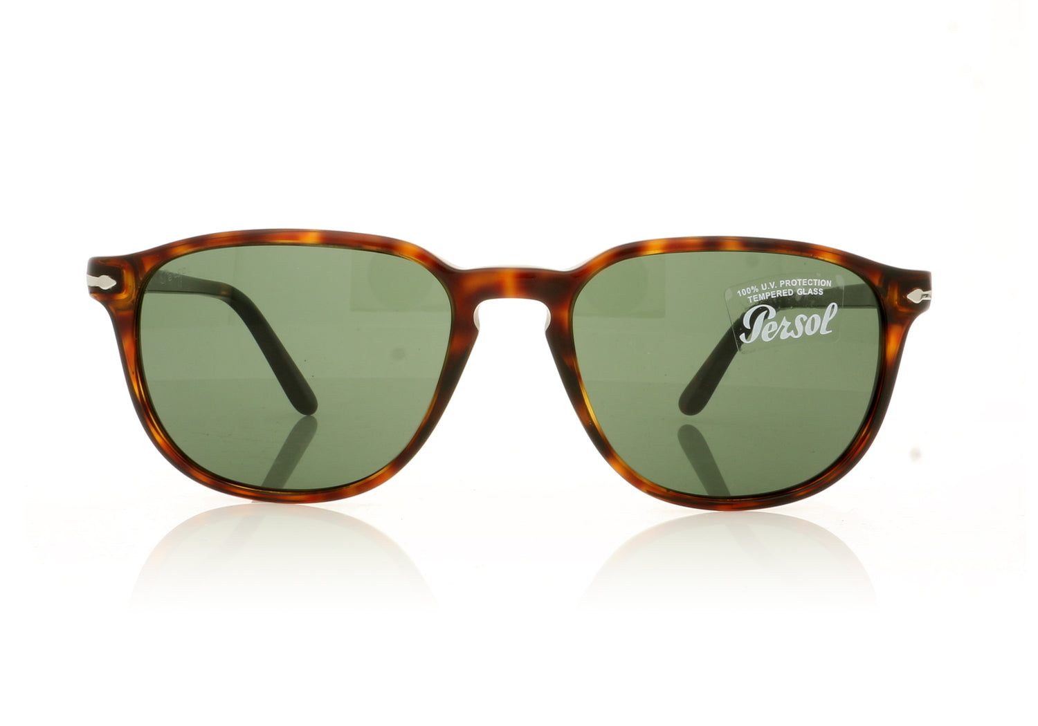 Persol 0PO3019S 24/31 Havana Sunglasses - Front