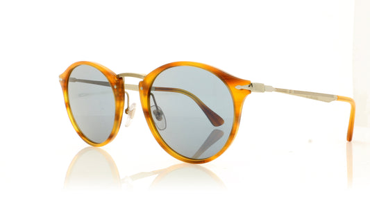 Persol 0PO3166S 960/56 Striped Brown Sunglasses - Angle