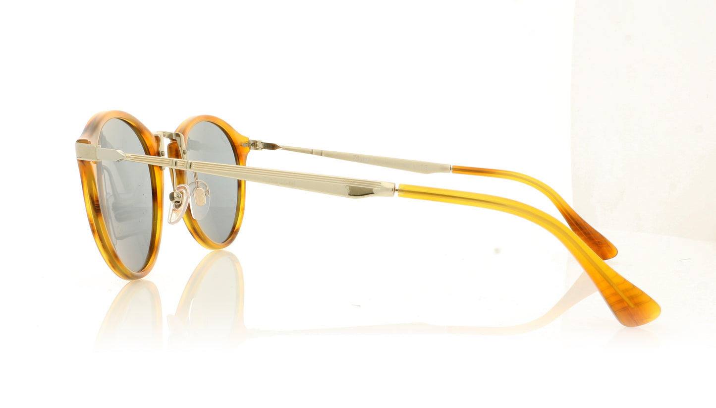 Persol 0PO3166S 960/56 Striped Brown Sunglasses - Side