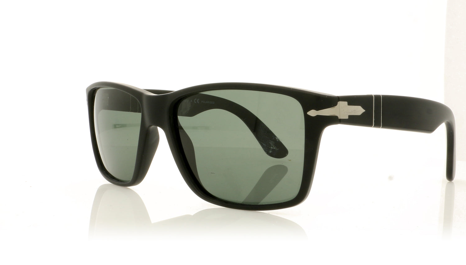 Persol 0PO3195S 104258 Matte Black Sunglasses - Angle