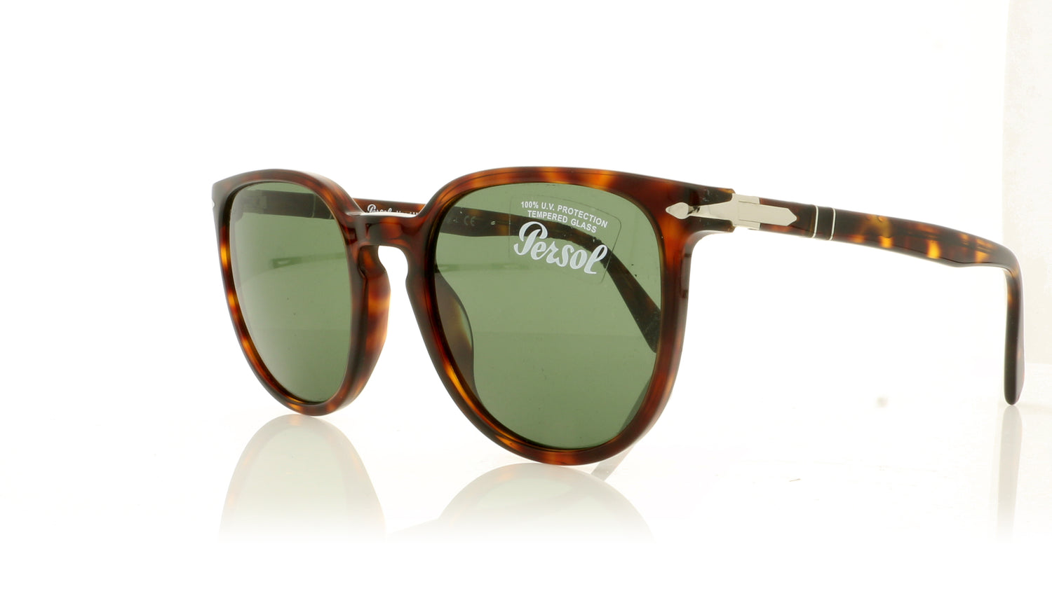 Persol 0PO3226S 24/31 Havana Sunglasses - Angle