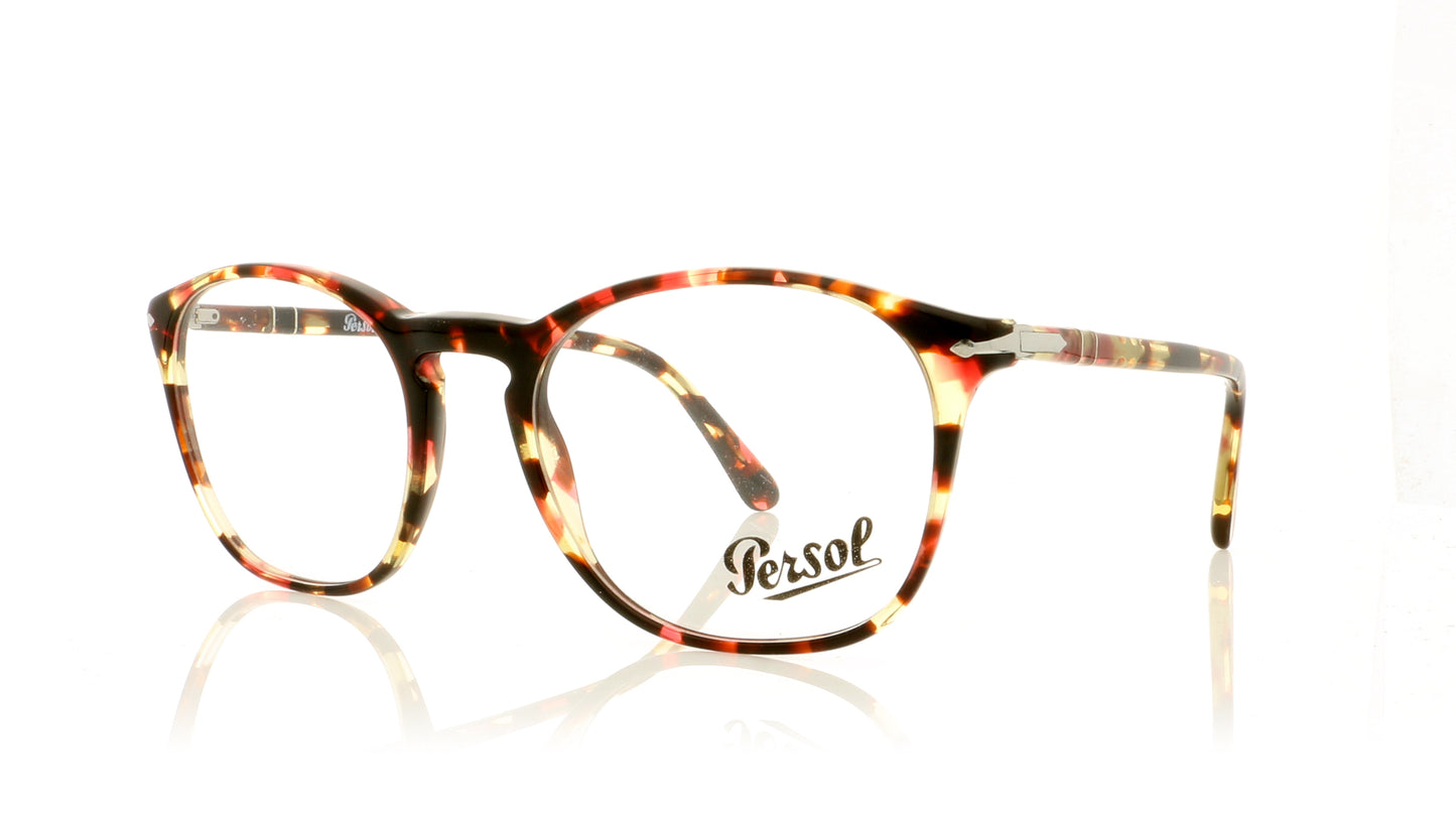 Persol PO3007-V-M 1059 Purple Tortoise Glasses - Angle