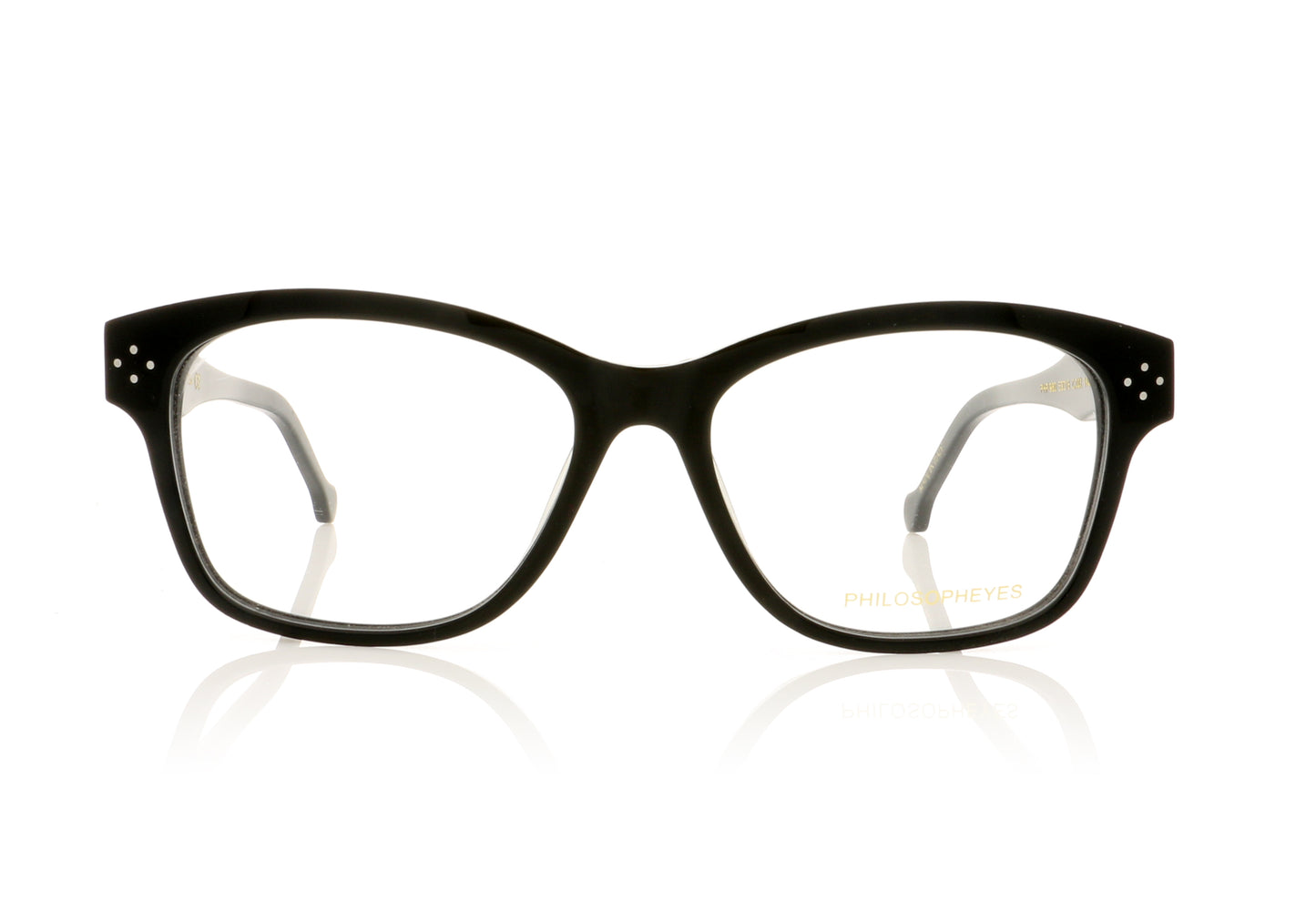 Philosopheyes PHP980 2 Black Glasses - Front