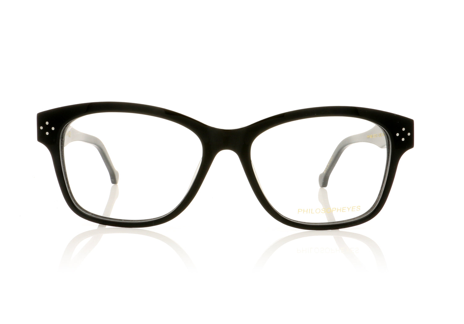 Philosopheyes PHP980 2 Black Glasses - Front