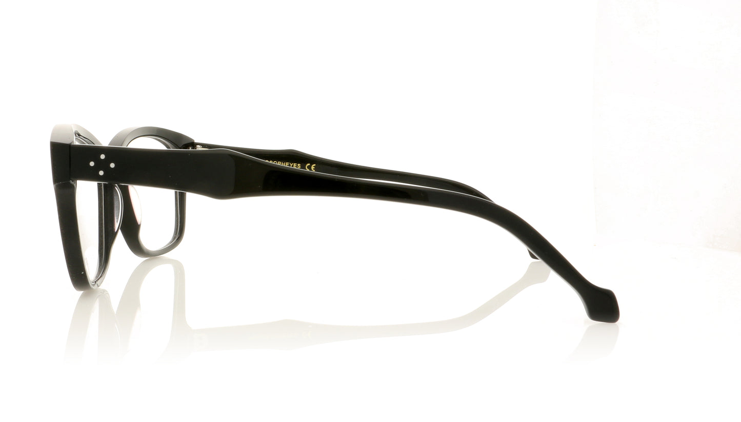 Philosopheyes PHP980 2 Black Glasses - Side