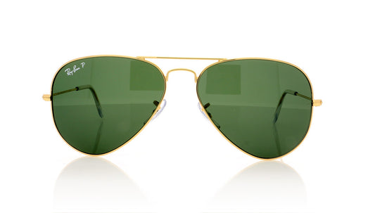 Ray-Ban Aviator Large Metal RB3025 001/58 Gold Sunglasses - Front