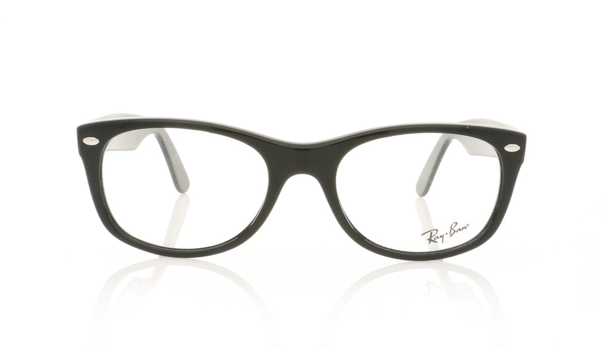 Ray-Ban New Wayfarer 2000 Shiny Black Glasses - Front