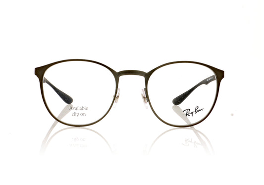 Ray-Ban 0RX6355 2620 Matte Gunmetal Glasses - Front