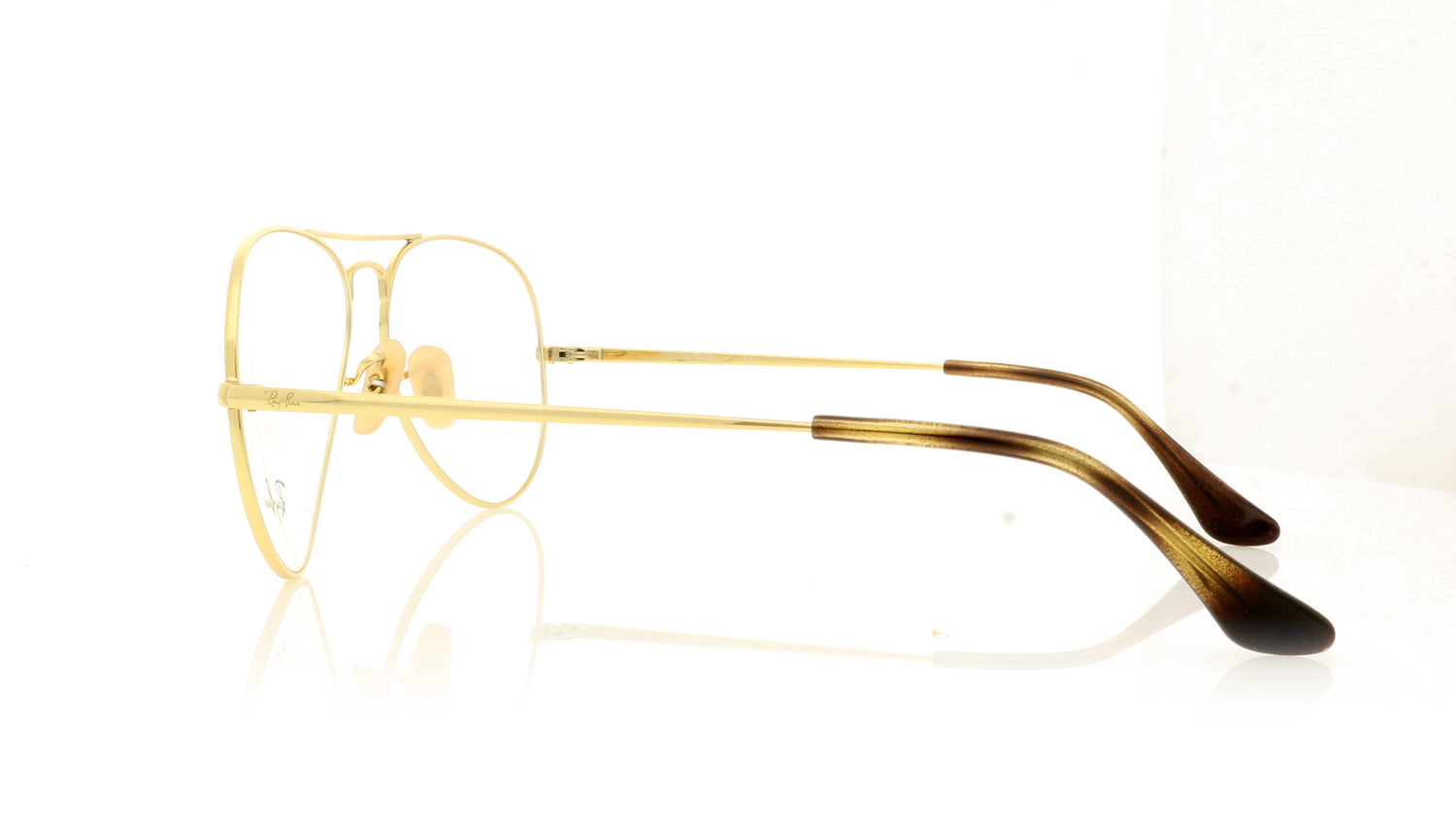 Ray-Ban Aviator 0RX6489 2500 Gold Glasses - Side