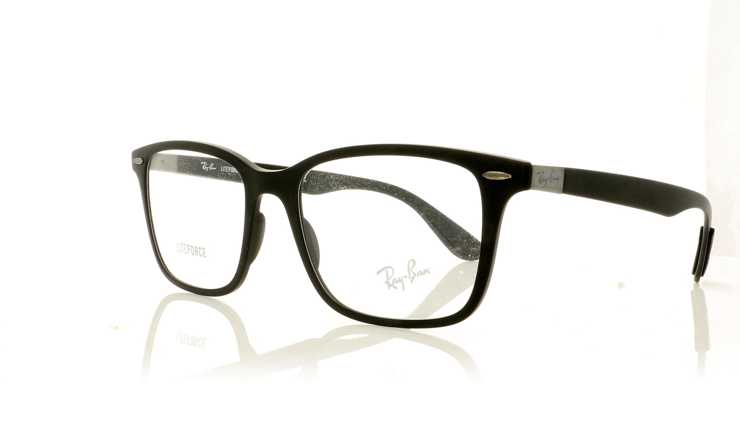 Ray-Ban 0RX7144 5204 Sand Black Glasses - Angle