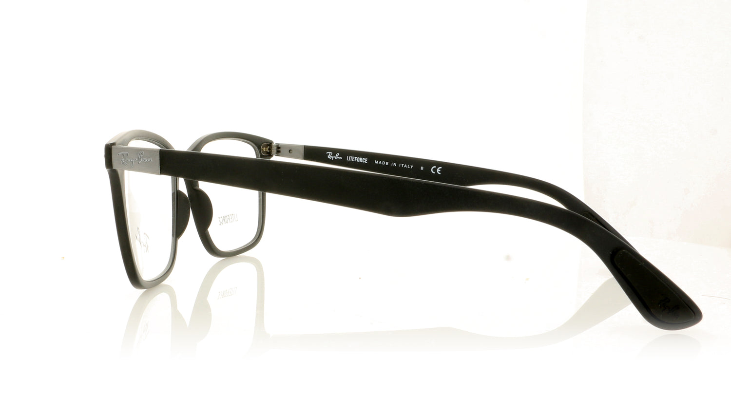 Ray-Ban 0RX7144 5204 Sand Black Glasses - Side