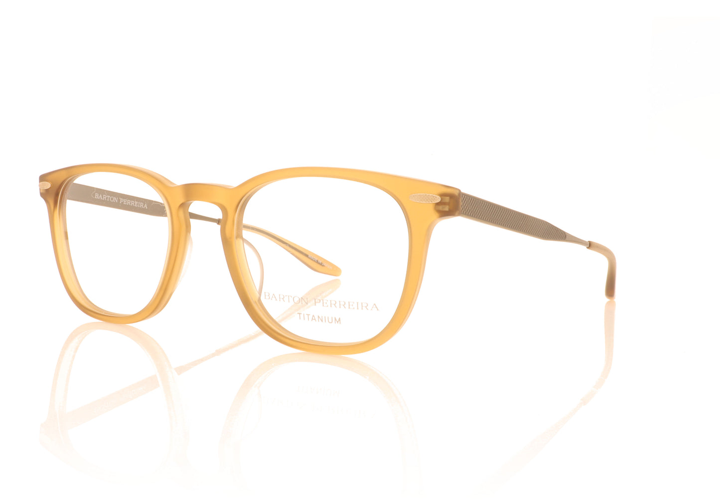 Barton Perreira Husney MCI/ANG Antique Gold Glasses - Angle