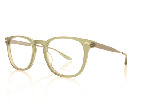 Barton Perreira Husney MOR/PEW Matte Olive Glasses - Angle
