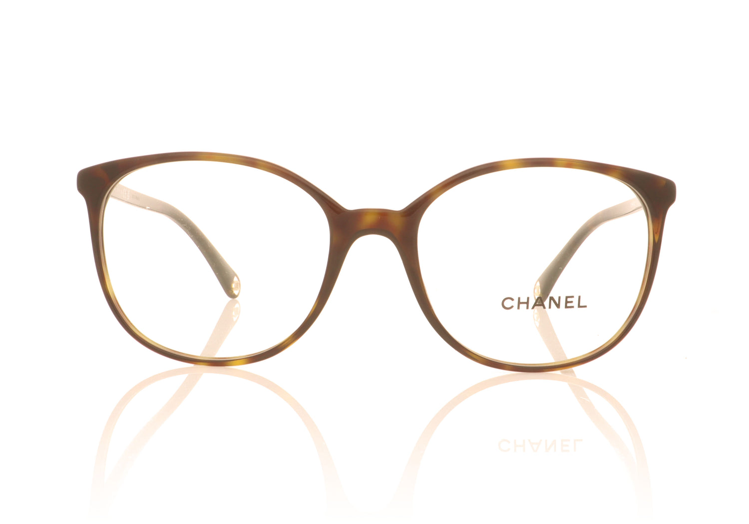 Chanel CH3432 C714 Dark Havana Glasses - Front