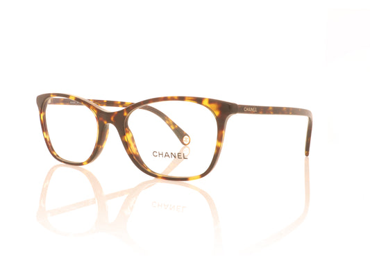 Chanel 0CH3414 C714 Dark Havana Glasses - Angle