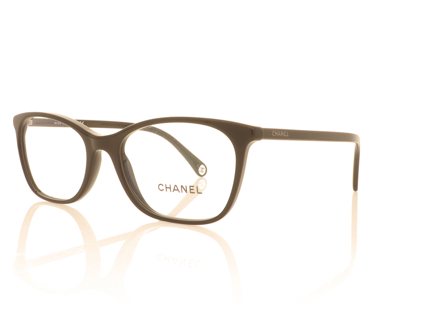 Chanel 0CH3414 C501 Black Glasses - Angle