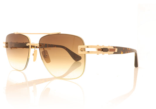 DITA Grand Evo 02 Gold Havana Sunglasses - Angle