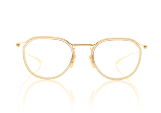 DITA Schema Two DTX131-49-01 Gold-Crystal Grey 1 Glasses - Front