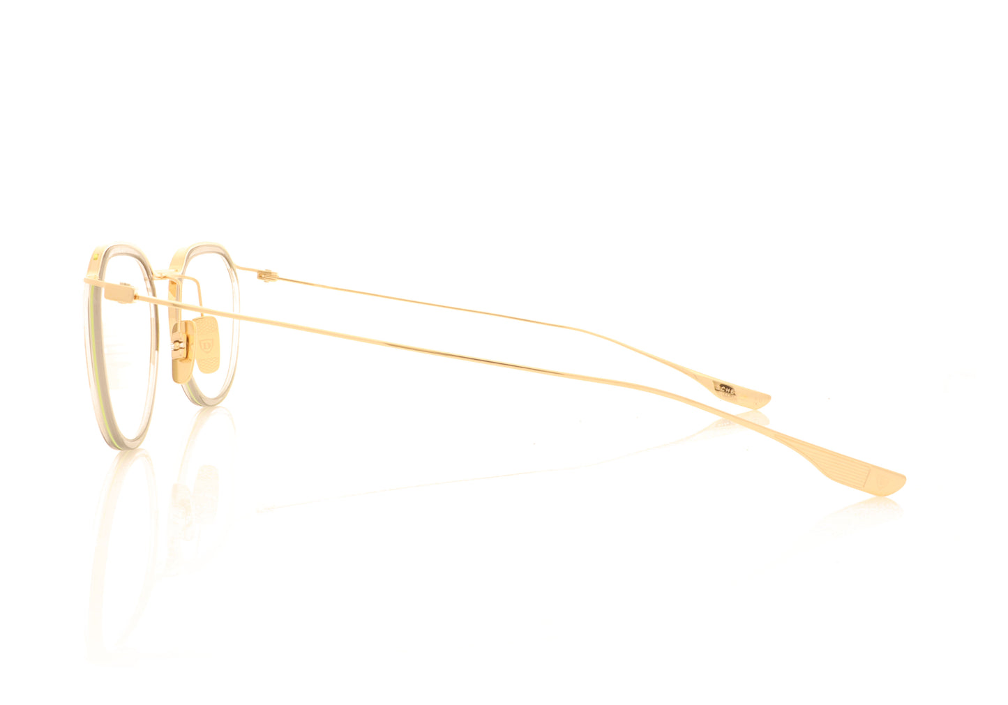 DITA Schema Two DTX131-49-01 Gold-Crystal Grey 1 Glasses - Side