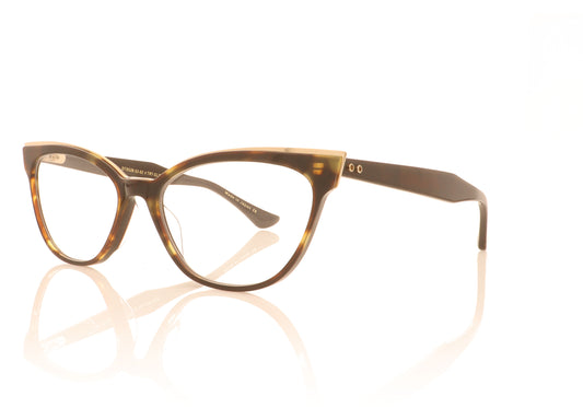 DITA Ficta DTX528-53-03 02 Tortoise Glasses - Angle
