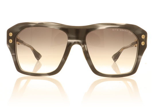 DITA DTS417 01 Black Grey Sunglasses - Front