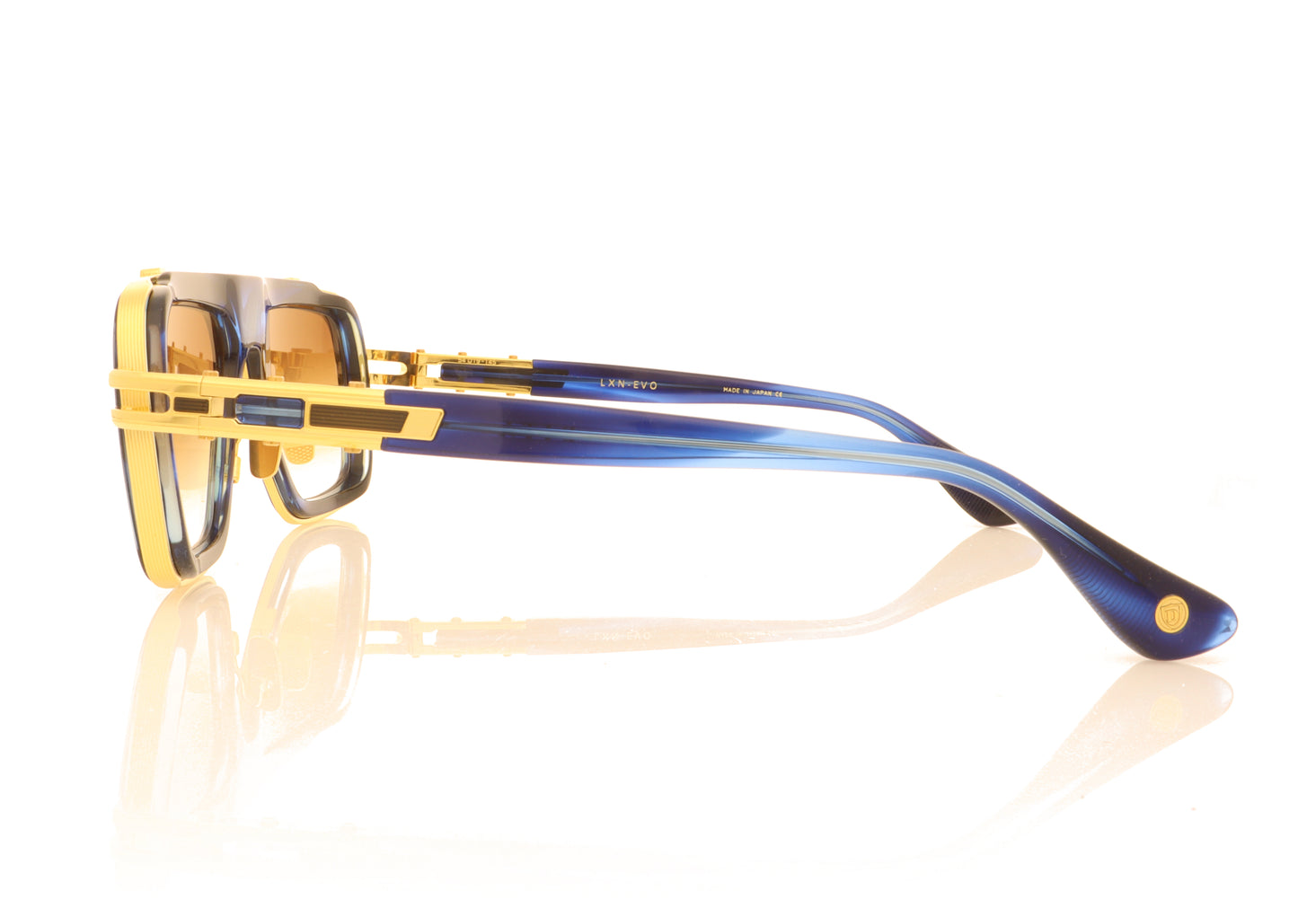 DITA DTS403 LXN-EVO BLU-GLD Blue Gold Sunglasses - Side