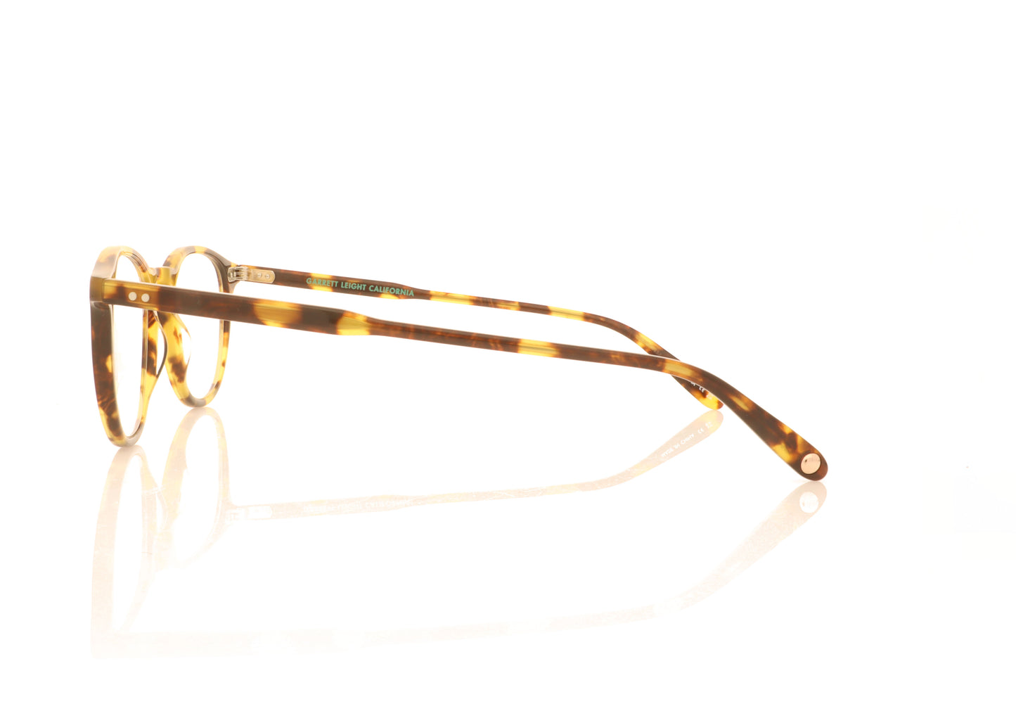 Garrett Leight Hampton 1001 BIO SPT Tortoise Glasses - Side