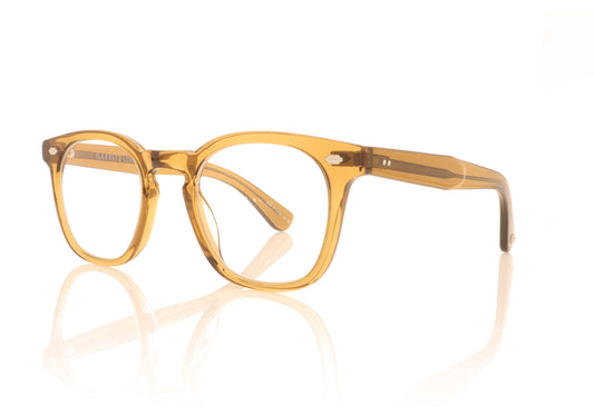 Garrett Leight Byrne C Caramel Glasses - Angle